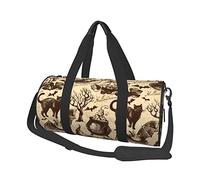 Bolsa de equipaje de viaje redonda de gran capacidad, adecuada para ejercicio, viajes, muchas actividades al aire libre, Witch Hat, One Size