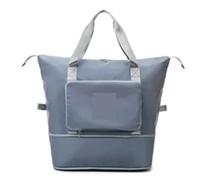 Bolsa de Equipaje Impermeable Gran Capacidad, Bolsa Viaje Plegable expandible, separación Ropa Seca y húmeda, Paquete portátil for Gimnasio Deportivo(Blue)