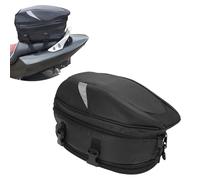 Bolsa de equipaje impermeable para motocicleta, bolsa multifuncional para el asiento/sillín, bolsa de polipiel con soporte para el casco (18,5 litros)