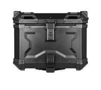 Bolsa De Equipaje Para Moto Baúl Trasero Para Motocicleta De 45 L De Aleación De Aluminio Con Portaherramientas Universal Con Placa De Montaje Y Fijaciones Alforjas para sillín de motocicleta