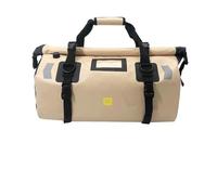 Bolsa De Equipaje para Moto Bolsas Traseras Impermeables Universales para De 40L Y 66L, Bolsa para Asiento Trasero Alta Capacidad(40L-Khaki)