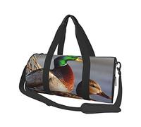 Bolsa de equipaje redonda de gran capacidad para árboles de Navidad, adecuada para ejercicio, viajes, muchas actividades al aire libre, Pato real, Talla única