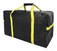 Bolsa de equipo de hockey sobre hielo de gran capacidad con material de lona de PVC impermeable y características de ventilación para uso en viajes (amarillo)