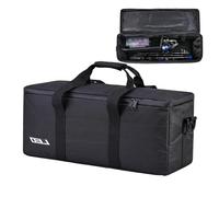 Bolsa de equipo de pesca en hielo, bolsa rectangular de 24 litros, bolsa portátil para caña de pescar, resistente al agua, reutilizable, bolsa organizadora de caña de pescar y carrete para acampar,