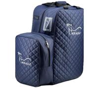 Bolsa de Equitación Impermeable, Bolsa para Botas y Casco con Múltiples Compartimentos, Organizador de Gran Capacidad para Equipo de Montar(Blue,45 * 39 cm)