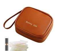 Bolsa De Era - Almacenamiento De Toalla Sanitaria | Bolsa Menstrual | Titular De Dial De Enfermera Con Cremallera Portátil | Bolsas De Titular De Tampón Para La Bolsa, Primeros Pez