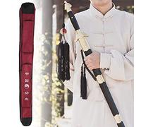 Bolsa de Espada Ligera y Duradera - Estuche de Transporte Multifunción para Artes Marciales - Accesorio (Rojo Oscuro)