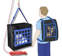 Bolsa de evacuación de emergencia para mascotas pequeña de hasta 25 kg - Dispositivo de supervivencia de seguridad contra incendios para mascotas - Bolsa de rescate de mascotas