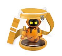 Bolsa de exhibición compatible con Eilik Cute Robot Pets, funda de transporte compatible con robot Eilik DQ, amarillo, solo bolsa