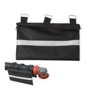 Bolsa de fijación de manguera con cremallera de alto rendimiento para asegurar mangueras de basura. Anclaje reflectante para evitar la lectura durante el drenaje del depósito para un problema seguro