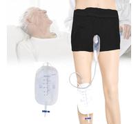 Bolsa de fijación de orina masculina - pantalones incontinencia de bolsa de orina masculina de 500ml, se puede usar un coleccionista anti - fugas, adecuado para personas mayores postradas en cama (s)