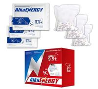 Bolsa de filtro de agua alcalina de 150 g/paquete, pH 9.5 +, eleva el pH del agua potable, remineralización para agua de ósmosis inversa, apto para jarra, contenedor, 9 meses/400 galones (3 paquetes)