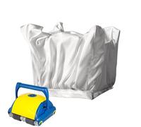 Bolsa de filtro de alberca, bolsa de filtro para robot Aquabot, alternativa a la bolsa de filtro de limpiador de piscina, bolsa de repuesto de filtro de malla fina lavable, bolsa de filtro de skimmer
