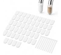 Bolsa de Filtro de Algodón Desechable para Grifos de Cocina, Accesorio Colador de Agua Anti-Salpicaduras, Purificador de Algodón PP que Elimina Óxido, Arena y Sedimentos, Ajuste Universal (50pcs)