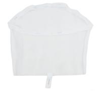 Bolsa de filtro de bañera 6570-392 separador de malla de alambre con 7 agujeros de clip, colador de nailon para recoger el pelo y los desechos en bañeras y spas, color blanco