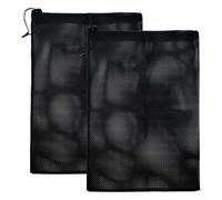 Bolsa de filtro de bomba de estanque para fuente y acuario, barrera de malla extra grande para evitar que los desechos obstruyan las características del agua (31 x 41 cm)