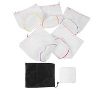 Bolsa de Filtro de Malla Fina con Cordón Superior Ajustable | Diseño de Malla Integral, Cierre con Cordón, Incluye Bolsa de Almacenamiento y Pantalla Filtrante, Adecuado para Hidroponía