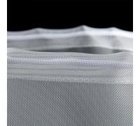 Bolsa de filtro de nailon de malla 100/200/300 para filtración de acuarios, estanques y peceras - Bolsa colador de malla reutilizable con cordón, 30 x 45 cm, blanco (1 paquete) (300 mallas)