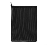 Bolsa de filtro de nailon para bombas de estanque de 47 x 47 cm, barrera de malla fina que evita la entrada de escombros, se adapta a una amplia gama de tamaños de bomba con cierre de cordón seguro