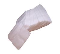 Bolsa de filtro de té | Filtro de té de 7 cm con una tensión de cordón | Bolsas de vellón reutilizables en calidad de alimentos | 100 piezas para té suelto, baños de pies, cocción de hierbas, sopa y a