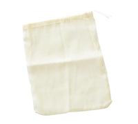 Bolsa de filtro de té multifuncional, bolsa de algodón de primera calidad china con filtración eficiente, cordón cómodo, tamaño ajustable, aromas (20 x 25 cm)