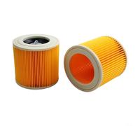 Bolsa de filtro para aspiradora, paquete de 6 filtros HEPA y bolsa textil para una filtración eficiente y protección del motor, compatible con MV1 MV2 WD1 WD2 WD3 Series