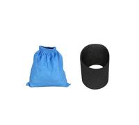 Bolsa de filtro textil y elementos filtrantes, compatibles con Karcher, MV1, WD1, WD2, WD3, NT Series, piezas de repuesto for bolsa de filtro de aspiradora.(2PCS)