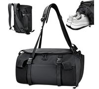 Bolsa de fin de semana | Bolsa de noche con separación en seco y húmedo, bolsa de deporte - para viajes, alojamiento, fin de semana, yoga, viajes de negocios, hospital, fitness, entrenamiento, boxeo