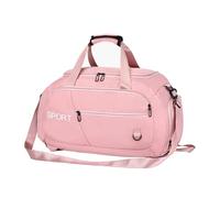 Bolsa de fin de semana de mano, Bolsa de deporte para hombres - Bolsos de deporte de ocio | Bolsos de hombre de gran capacidad con varios bolsillos para ropa, zapatos, rosa, Se référer au descriptif