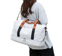 Bolsa de Fitness Gran Capacidad, Bolsa Almacenamiento for Viajes, Ropa, Equipaje for distancias Cortas(Gray)