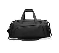 Bolsa de fitness para gimnasio, viajes, casual, deporte, negocios, viajes, hombro, gran capacidad, para la noche, gran capacidad, para fitness, viajes, equipaje, deporte, mochila informal, Black, L