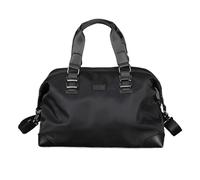 Bolsa de Fitness para Hombre, Bolsa de Equipaje de Mano para Viajes Cortos, Gran Capacidad, para Viajes de Negocios, Bolsa de Viaje Ligera para Ocio(Black,Large)