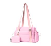 Bolsa de fitness, set de 2 piezas-Min-i Duffle con bolsillo húmedo y billetera de monedas, bolsas de entrenamiento livianas con compartimento de zapato, 29x10.6x20cm, impermeable, fácil de transportar