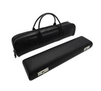 Bolsa de flauta de 17 agujeros a prueba de polvo, funda de transporte acolchada de piel sintética para flauta, caja de flauta, bolsa protectora para flautas