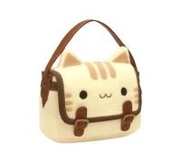 Bolsa de forma de gato de lujoso - bolso de hombro de lujo de poliéster de algodón, elegante mensajero animal | Accesorio versátil de mujeres, soporte de cambio pequeño, almacenamiento cosmético, bols