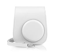 Bolsa de Fotos para Instax Mini 11, protección de cámara, Bolsa con Bandolera, Funda de protección de Piel sintética, Color Caramelo, Impermeable, Bolsa de Hombro Simple de Vouverture