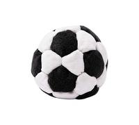 Bolsa de fútbol de 2.36 pulgadas, saco de patada relleno de pellets, pelota de entrenamiento portátil para juego de pies y práctica de coordinación (negro)