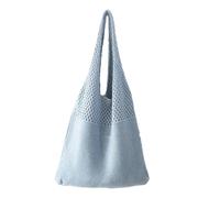 Bolsa de ganchillo de playa, bolsa elástica de lujo para mujer, bolsas de
