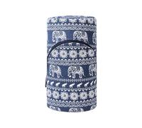 Bolsa de ganchillo, organizador portátil, funda de Knitting, bolsa de almacenamiento con compartments for Crochet Accessories and Supplies, 10,63 x 5,91 pulgadas, poliéster, multicolor, single