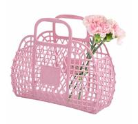 Bolsa de gelatina para niños, niñas, mujeres, bolso de playa para niños, bolso de jalea de plástico de moda, bolsas de gelatina de plástico, cesta de regalo reutilizable, monedero retro de los años