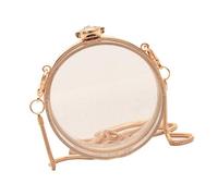 Bolsa de gelatina transparente para mujer, bolsa de hombro pequeña, resistente al agua, bolsa cruzada para viajes y uso diario, estuche de papelería, Estilo 02, One Size