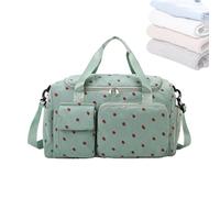 Bolsa de gimnasia, amplia capacidad deportiva con zapatos comparativos, viajes Duffel para mujeres y niñas, ligero portátil de entrenamiento para fitness y viajes de fin de semana, 18,9 x 9,45 x 10,63