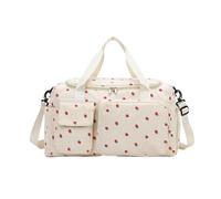Bolsa de gimnasia, amplia capacidad deportiva con zapatos comparativos, viajes Duffel para mujeres y niñas, ligero portátil de entrenamiento para fitness y viajes de fin de semana, 18,9 x 9,45 x 10,63