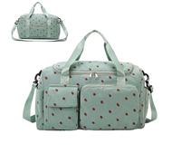 Bolsa de gimnasia, amplia capacidad deportiva con zapatos compartment, portátiles Training Supplies, Travelling Accessories for Gym, Travel, Fitness, School, Beach, Camping, Oficinas, verde, Se
