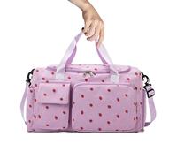 Bolsa de gimnasia | Bolsa de viaje de gran capacidad con compartimento de zapatos | Duffel de viaje portátil liviano con correa fija, accesorios de viaje para un gimnasio deportivo nocturno de Weekend