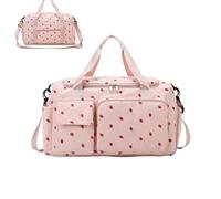 Bolsa de gimnasia | Bolsa de viaje de gran capacidad con compartimento de zapatos | Duffel de viaje portátil liviano con correa fija, accesorios de viaje para un gimnasio deportivo nocturno de Weekend