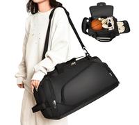 Bolsa de Gimnasia Impermeable, Bolsa de Gimnasia Impermeable | Bolsa de fútbol Juvenil | Organizador de Equipos de Gimnasia de Gran Capacidad con Compartimento de Zapatos para natación de Boxeo
