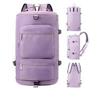 Bolsa De Gimnasia para Mujeres para Hombres - Duffel Deportivo con Bolsillo Mojado | Gran Capacidad para La Condición Física Y El Yoga | Protección Impermeable, Correa De Alfombra De Yoga Dedicada