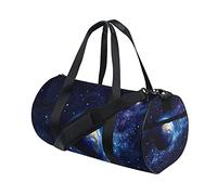 Bolsa de Gimnasio Bolsa de Lona Deportiva Bolsa de Fin de Semana Tote Planet Earth Nebula Space Travel Bolsa de Entrenamiento Mochila de Hombro para Mujeres y Hombres