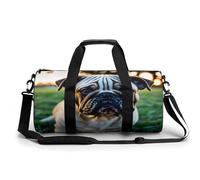 Bolsa de Gimnasio, Bolsa de Lona para Hombres y Mujeres, con Estampado de Bulldog inglés, artículos personales para Hacer Ejercicio, Bolsa de Gimnasio Ligera para Viajes, Deportes y Fitness.